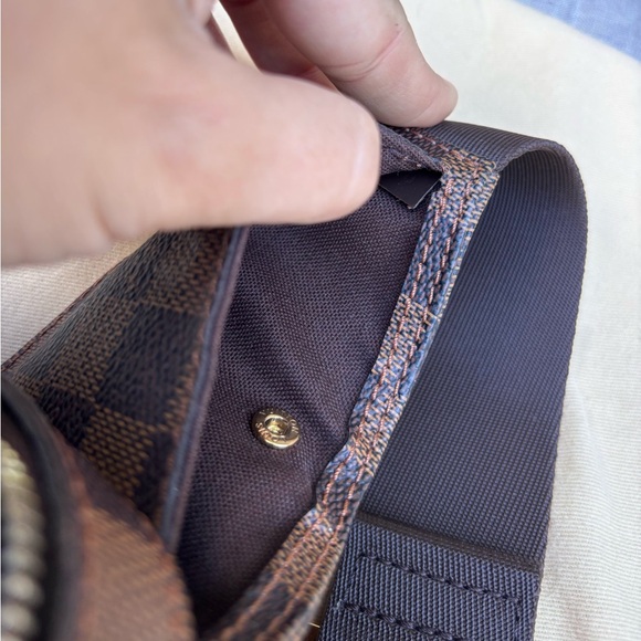 Authentic Louis Vuitton geronimos damier ebene mini bum bag travel crossbody - Picture 14 of 16